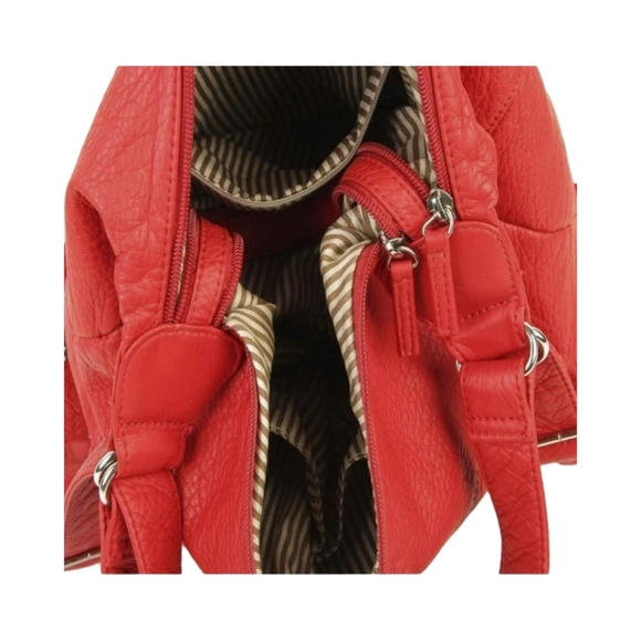 Janey Jane Convertible Back Pack Red main image 5